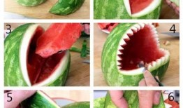 白熊吃瓜图片大全,萌态十足！